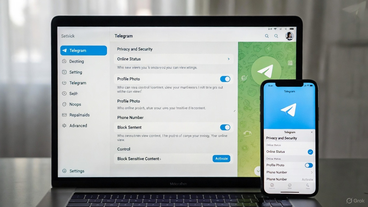 Comment activer le contenu sensible sur Telegram ?