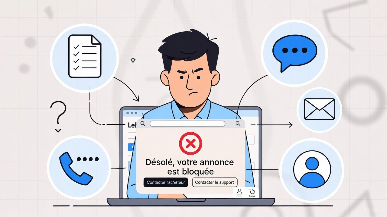 LeBonCoin refuse de publier votre annonce ? Voici les solutions pour débloquer la situation
