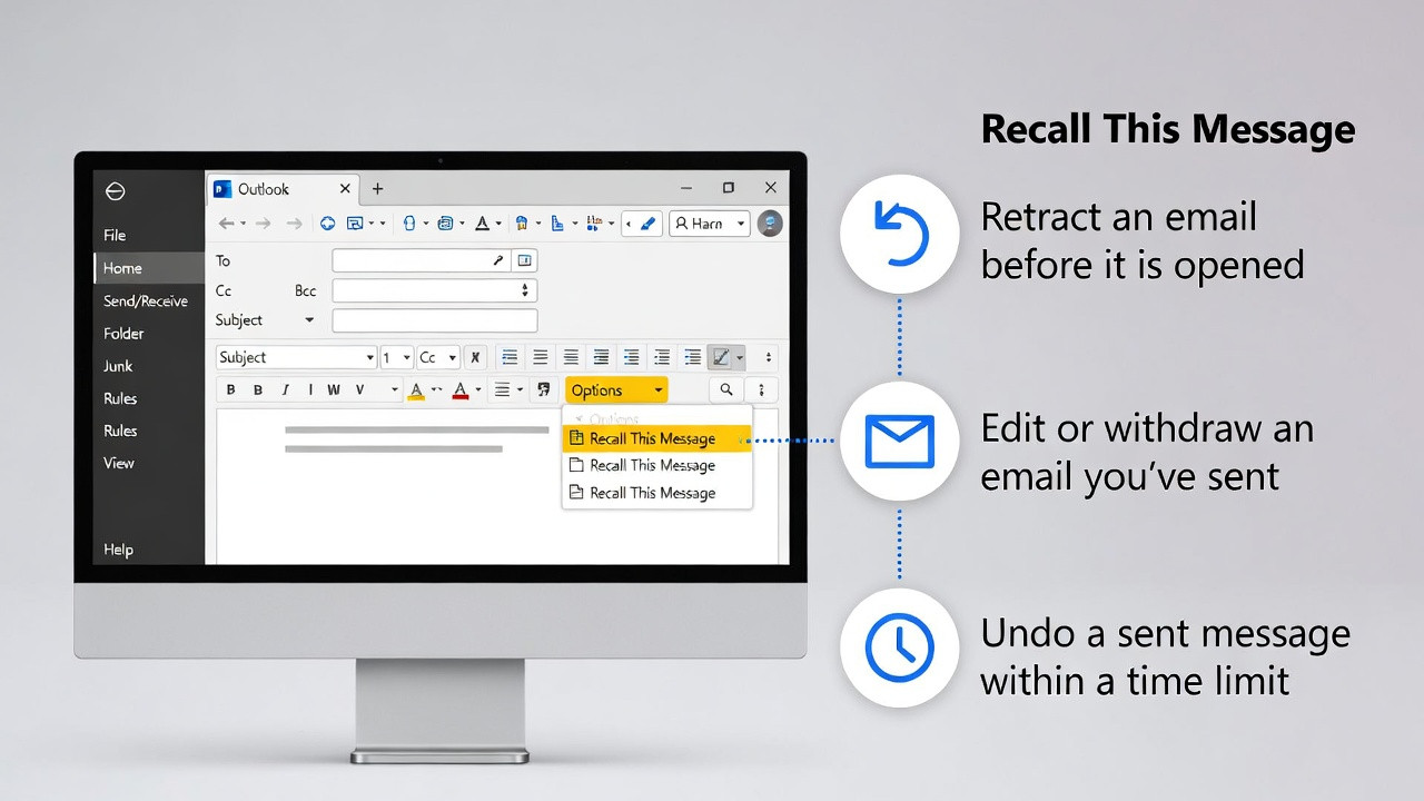Comment rappeler un message Outlook ?
