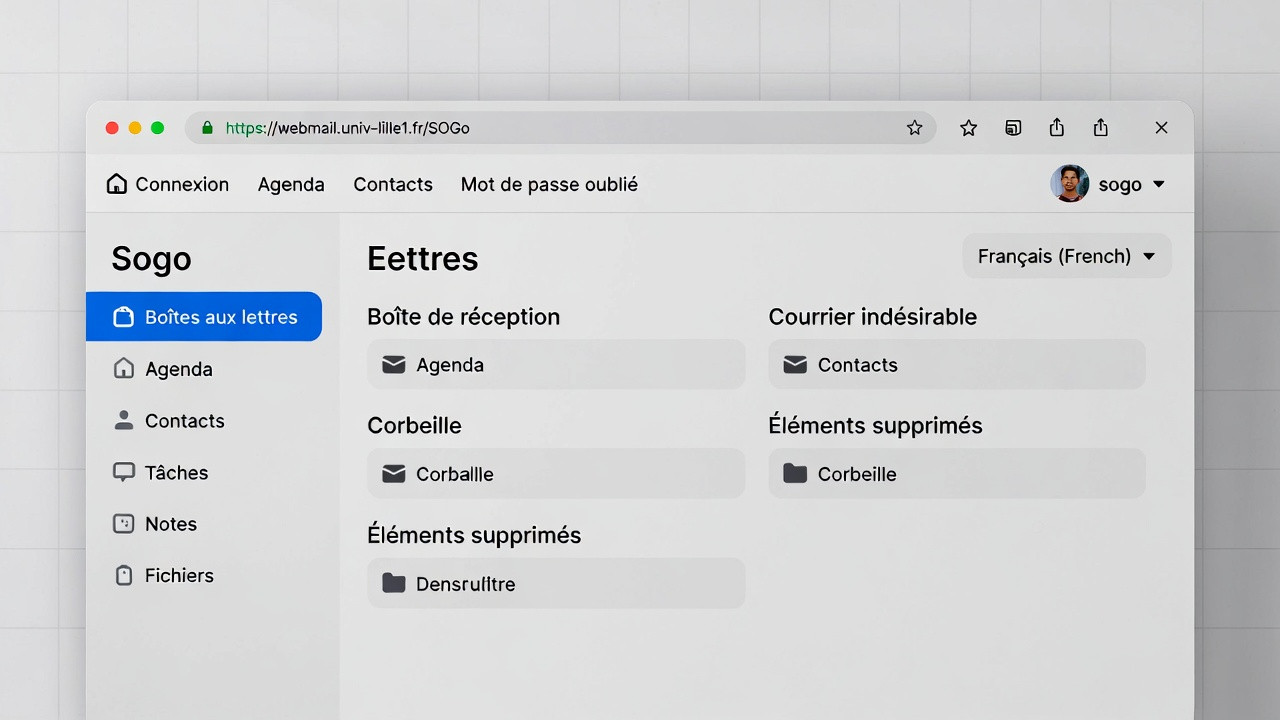 Sogo Lille Webmail : Connexion, Agenda, Contacts, Mot de Passe Oublié