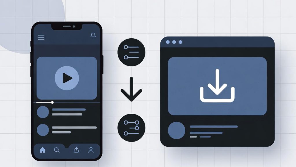 Illustration expliquant comment télécharger gratuitement une vidéo Twitter à l’aide d’outils en ligne et d’un tutoriel.
