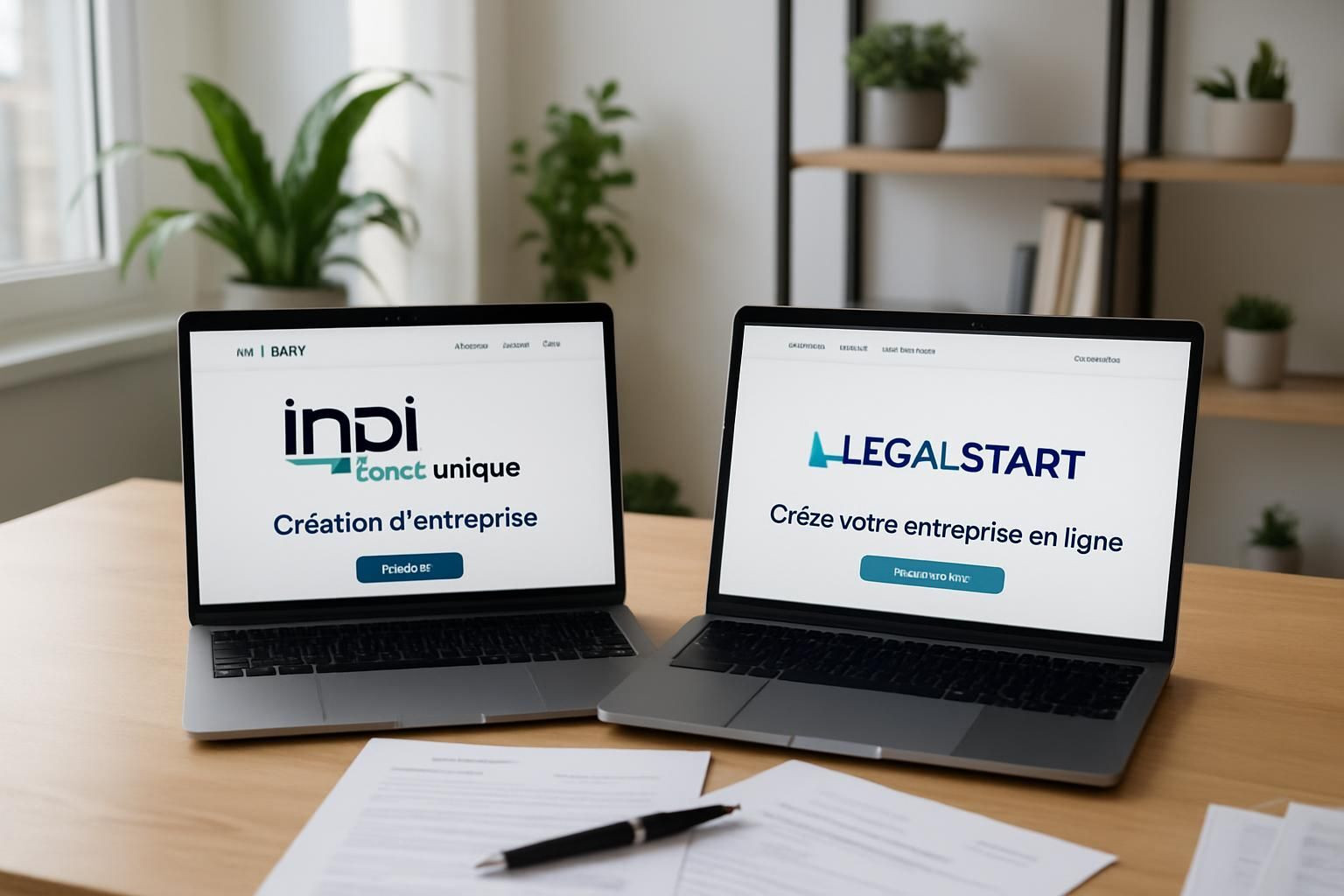 Inpi guichet unique ou legalstart : comparatif des services pour créer son entreprise