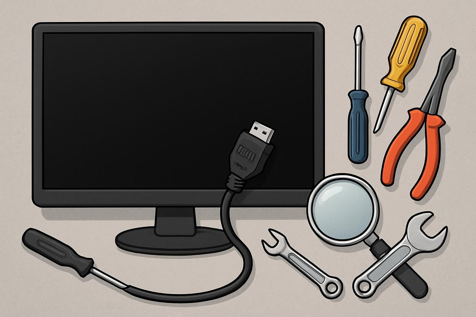 découvrez les causes courantes d'un écran noir et les solutions simples à essayer pour résoudre ce problème rapidement et facilement.