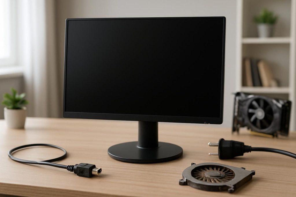 découvrez les causes courantes d'un écran noir et les solutions simples à essayer pour résoudre ce problème rapidement et efficacement.