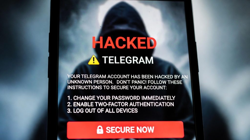 Télégram compromis ou téléphone hacké ?